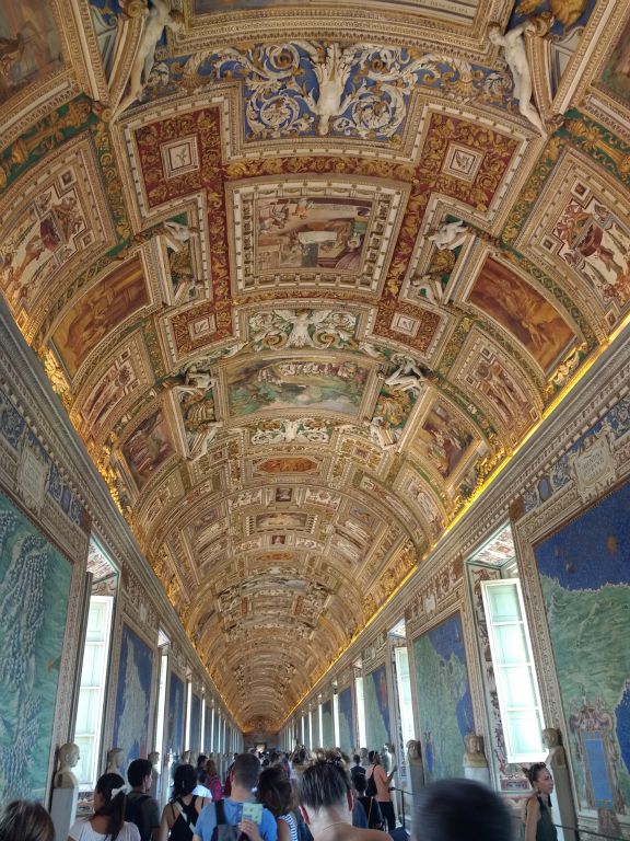 Painted ceilings and maps